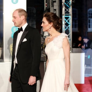 Le prince William et Catherine Kate Middleton, la duchesse de Cambridge arrivent à la 72ème cérémonie annuelle des BAFTA Awards au Royal Albert Hall à Londres, le 10 février 2019. 