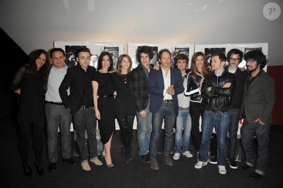 L'équipe du film lors de l'avant-première du film Bus Palladium le 15 mars 2010