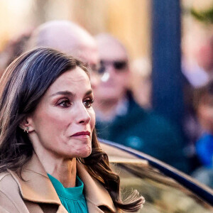 Une rencontre pendant laquelle la princesse Leonor était beaucoup dans son esprit !
La reine Letizia d'Espagne lors de l'annonce du lauréat du "Prix Fondation Princesse de Gérone 2024" dans la catégorie "Arts" au Centre des arts scéniques et de la musique (CAEM) à Salamanque le 20 février 2024. 