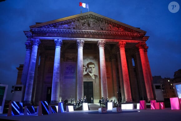Cérémonie d'État pour l'intronisation de Missak Manouchian et de sa femme Mélinee au Panthéon à Paris, France, le 21 février 2024. © Dominique Jacovides/Bestimage