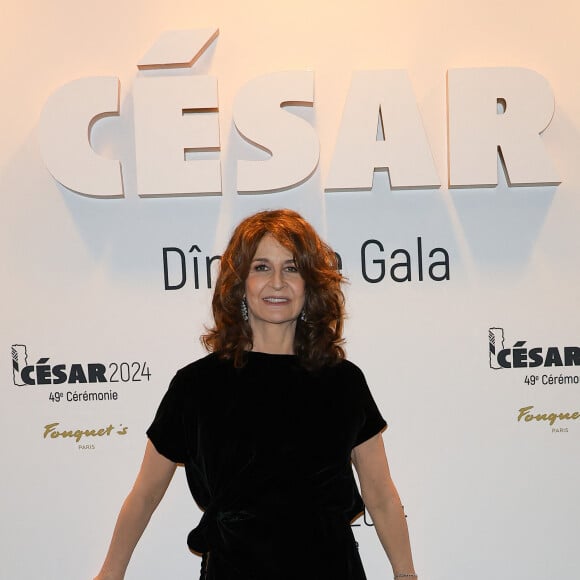 Valérie Lemercier (présidente des Cesar) - Photocall de la 49ème édition de la cérémonie des César au Fouquet's à Paris Le 23 fevrier 2024 © Coadic Guirec / Bestimage