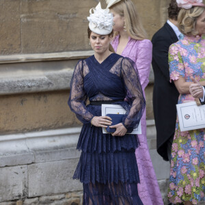 La princesse Beatrice d'York - Mariage de Lady Gabriella Windsor avec Thomas Kingston dans la chapelle Saint-Georges du château de Windsor le 18 mai 2019. 