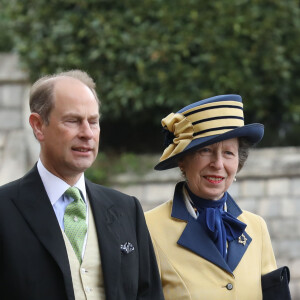 Le prince Edward, comte de Wessex, La princesse Anne - Mariage de Lady Gabriella Windsor avec Thomas Kingston dans la chapelle Saint-Georges du château de Windsor le 18 mai 2019. 