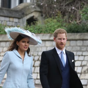 Notamment le prince Harry, jeune papa, qui était radieux !
Lady Frederick Windsor et le prince Harry - Mariage de Lady Gabriella Windsor avec Thomas Kingston dans la chapelle Saint-Georges du château de Windsor le 18 mai 2019. 