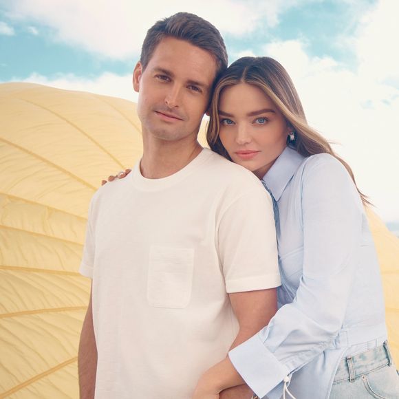 La 3e avec son mari Evan Spiegel.
Miranda Kerr et son mari, Instagram.