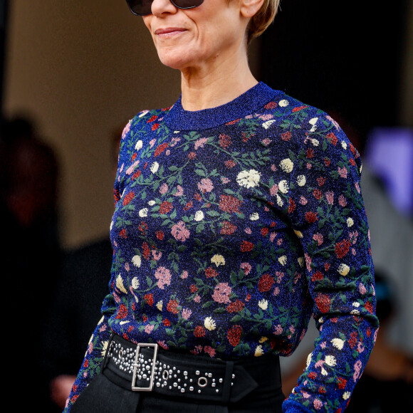 Marina Foïs - Arrivées au défilé Paco Rabanne prêt à porter femme Printemps/Été 2024 lors de la Fashion Week de Paris (PFW), au Palais de Tokyo, à Paris, France, le 28 septembre 2023. © Christophe Clovis/Bestimage 
