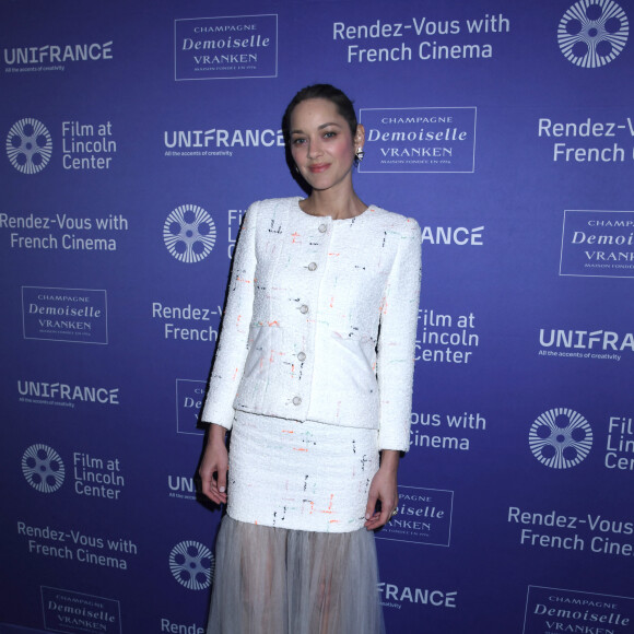 Mais le septième art tricolore brille également à l'international. 
Marion Cotillard - 29e Rendez-Vous with French Cinema au Walter Reade Theater du Lincoln Center. New York. Le 29 février 2024. © Photo Image Press / Zuma Press / Bestimage