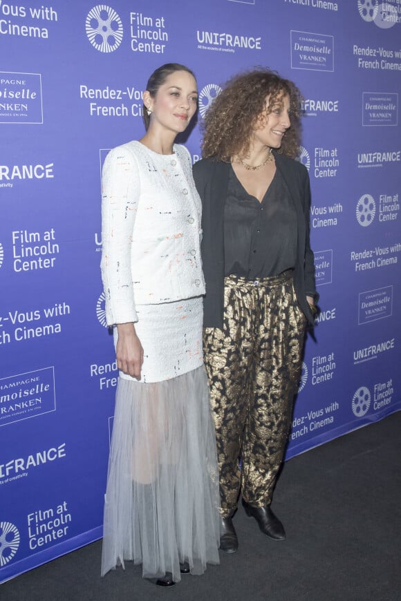 Marion Cotillard et Mona Achache - 29e Rendez-Vous with French Cinema au Walter Reade Theater du Lincoln Center. New York. Le 29 février 2024.