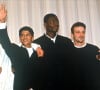 "La Haine" est sorti en 1995
Archives - Vincent Cassel, Saïd Taghmaoui, Hubert Koundé et Mathieu Kassovitz lors du Festival de Cannes pour "La Haine".