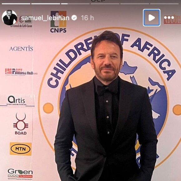 Samuel Le Bihan présent au 9ème Dîner de Gala de la Fondation Children Of Africa à Abidjan.