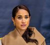 Depuis le Megxit, Meghan Marlkle sait qu'elle n'est plus la bienvenue en Angleterre. Au même titre que son mari le prince Harry.
Vancouver, CANADA - Meghan Markle, duchesse de Sussex, assiste à la dernière journée de l'événement One Year to Go avant les Invictus Games Vancouver Whistler 2025 au Hillcrest Community Centre à Vancouver, Canada. 