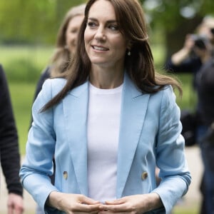 Catherine (Kate) Middleton, princesse de Galles, à la rencontre du public du concert du couronnement près du château de Windsor, le 7 mai 2023. Au lendemain du sacre du roi d'Angleterre et de la reine consort à l'abbaye de Westminster, 20.000 personnes sont venues assister à ce concert-événement avec L.Richie et K.Perry en tête d'affiche. 