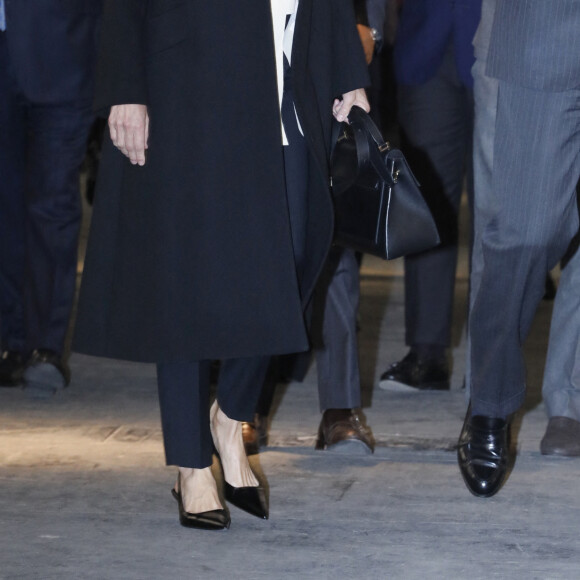 La reine Letizia d'Espagne lors de l'inauguration de l'ARCO (Salon d'Art Contemporain) à Madrid. Le 6 mars 2024 
