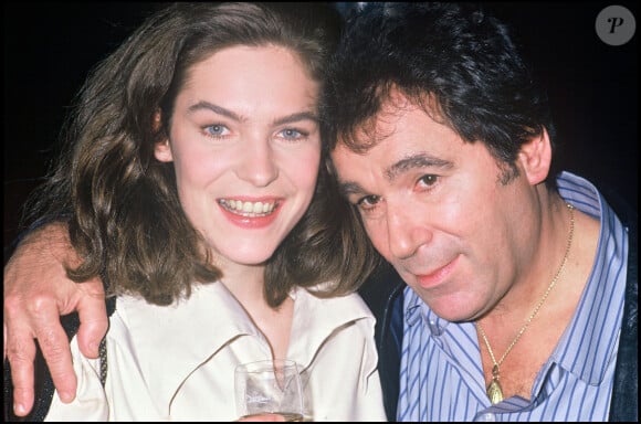 Archives - Claude Nougaro et sa fille Cécile en 1987.