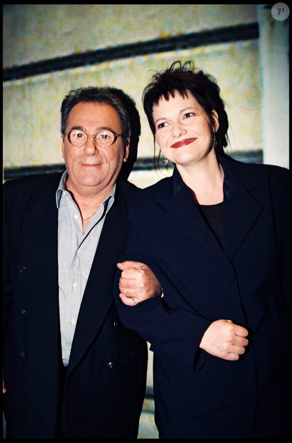 Archives - Claude Nougaro et Maurane à L'Olympia. Paris. 1997.