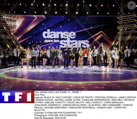 Les candidats sur le plateau de "Danse avec les stars