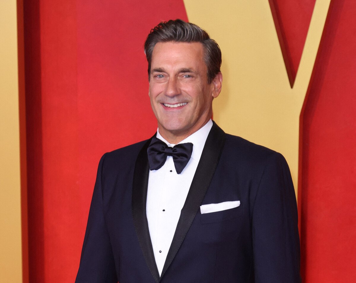 Photo Jon Hamm à la soirée des Oscars organisée par le magazine