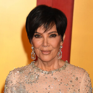 Kris Jenner à la soirée des Oscars organisée par le magazine Vanity Fair.