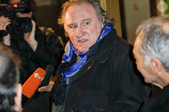 Gérard Depardieu à la première du film "The Taste of Small Things" à Berlin le 12 janvier 2023