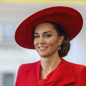 Catherine (Kate) Middleton, princesse de Galles - Cérémonie de bienvenue du président de la Corée du Sud et de sa femme à Horse Guards Parade à Londres, le 21 novembre 2023. 