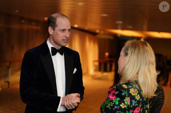 Le prince William aux BAFTA Film Awards à Londres le 18 février 2024