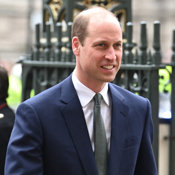 Avec le prince William.
Le prince William, prince de Galles - La famille royale britannique et les invités assistent au service de célébration de la Journée du Commonwealth à l'abbaye de Westminster de Londres, Royaume Uni, le 11 mars 2024.