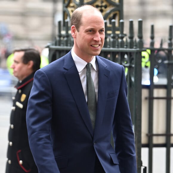 Leurs conjoints respectifs étaient absents.
Le prince William, prince de Galles - La famille royale britannique et les invités assistent au service de célébration de la Journée du Commonwealth à l'abbaye de Westminster de Londres, Royaume Uni, le 11 mars 2024.