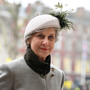 La duchesse de Gloucester - La famille royale britannique et les invités assistent au service de célébration de la Journée du Commonwealth à l'abbaye de Westminster de Londres, Royaume Uni, le 11 mars 2024. 