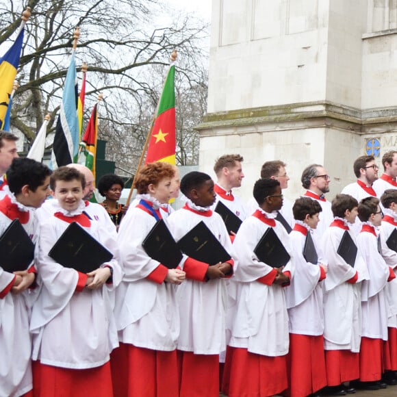 Le prince William, prince de Galles - La famille royale britannique et les invités assistent au service de célébration de la Journée du Commonwealth à l'abbaye de Westminster de Londres, Royaume Uni, le 11 mars 2024.