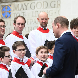 Le prince William, prince de Galles - La famille royale britannique et les invités assistent au service de célébration de la Journée du Commonwealth à l'abbaye de Westminster de Londres, Royaume Uni, le 11 mars 2024