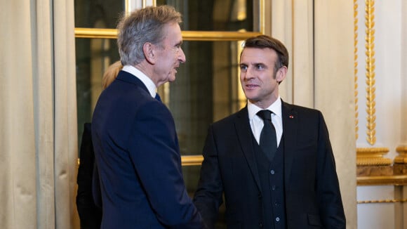 Beyoncé, Elon Musk... Emmanuel Macron a décoré Bernard Arnault à l'Élysée, du beau monde présent