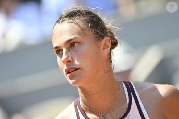 Aryna Sabalenka - Bielarusse - Internationaux de France de tennis de Roland Garros 2023 le 6 juin 2023.