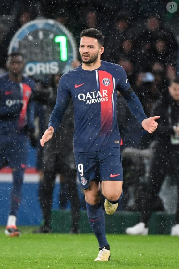 Gonçalo Ramos est arrivé à Paris l'été dernier en provenance de Lisbonne
 
Goncalo Ramos - Match de Ligue 1 Uber Eats "PSG-Rennes" (1-1) au Parc des Princes à Paris le 25 février 2024.