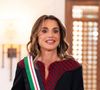 La reine Rania de Jordanie a reçu une noble distinction des mains de son mari, le roi Abdallah II.
La reine Rania de Jordanie honorée de l'Ordre du Grand Cordon orné des bijoux d’Al Nahda par son mari le roi Abdallah II de Jordanie à l'occasion de la Journée des Droits des femmes à Amman. 