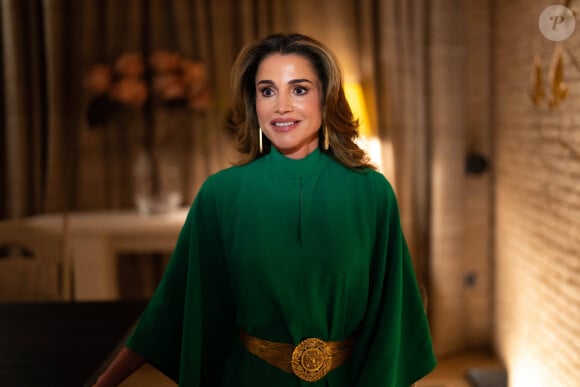 La reine Rania, photos officielles pour son 53e anniversaire à Amman, Jordanie, publiées le 30 août 2023.