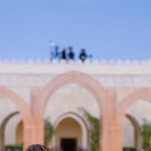Les familles royales au mariage du prince Hussein de Jordanie et de Rajwa al Saif, au palais Zahran à Amman (Jordanie), le 1er juin 2023.