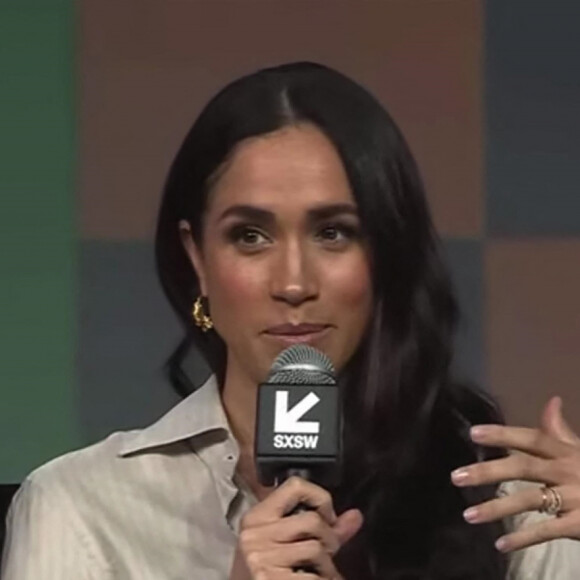 Meghan Markle, Duchesse de Sussex, parle du soutien du Prince Harry, SXSW 2024