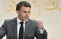 PHOTOS Emmanuel Macron affûté : le président enfile les gants de boxe et laisse apprécier son physique musclé