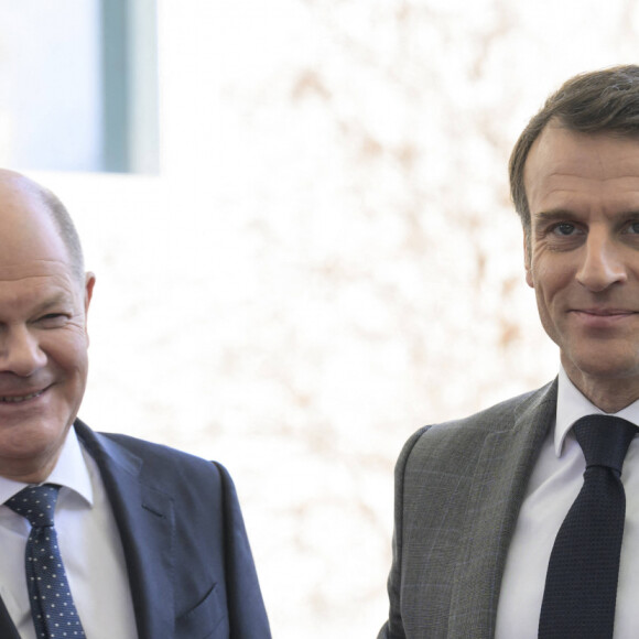 Le chancelier allemand Olaf Scholz reçoit le président de la République française Emmanuel Macron à Berlin, le 15 mars 2024. Il sera suivi d’un entretien en format Weimar avec D.Tusk, Premier ministre de Pologne. Les dirigeants échangeront sur la contribution de la France, de l’Allemagne et de la Pologne à la sécurité et la défense du continent européen, dans le contexte de la guerre d’agression russe en Ukraine. © Imago / Panoramic / Bestimage