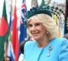 En visite en Irlande, Camilla Parker-Bowles s'est confié sur lui. 
Camilla Parker Bowles, reine consort d'Angleterre - La famille royale britannique et les invités assistent au service de célébration de la Journée du Commonwealth à l'abbaye de Westminster de Londres, Royaume Uni, le 11 mars 2024.
