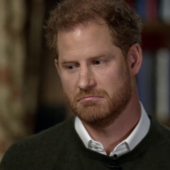 Images de l'émission "60 Minutes" avec le prince Harry. © JLPPA/Bestimage 
