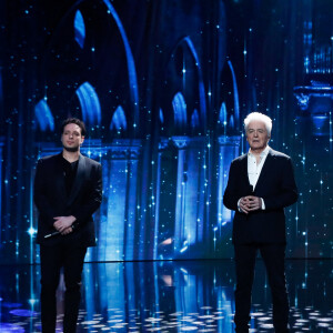 Exclusif - Angelo del Vecchio, Daniel Lavoie, Damien Sargue - Enregistrement de l'émission "La grande soirée des comédies musicales", présentée par E.Gossuin et H.Segara et diffusée le 26 mars sur W9 © Christophe Clovis / Bestimage