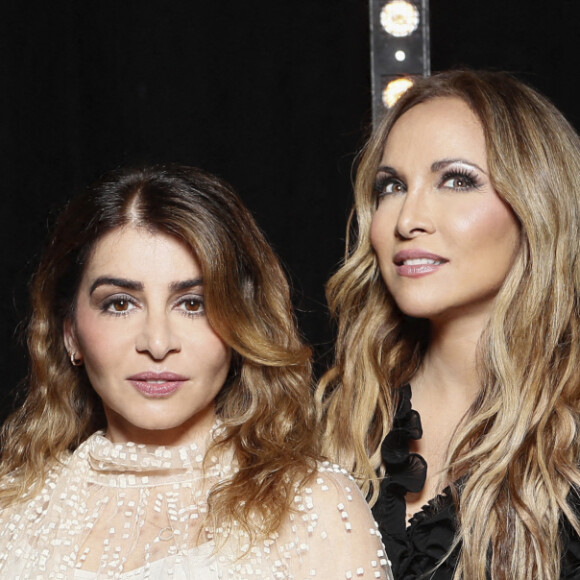 Exclusif - Julie Zenatti, Hélène Ségara - Backstage de l'enregistrement de l'émission "La grande soirée des comédies musicales", présentée par E.Gossuin et H.Segara et diffusée le 26 mars sur W9 © Christophe Clovis / Bestimage