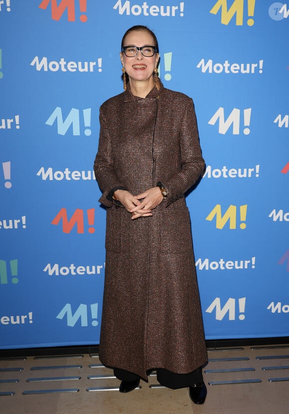 Carole Bouquet - Dîner de Gala Moteur! à la Bibliothèque Nationale de France (BNF) à Paris le 25 mars 2024 © Guirec Coadic / Bestimage