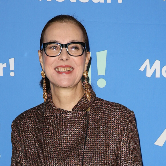 Carole Bouquet - Dîner de Gala Moteur! à la Bibliothèque Nationale de France (BNF) à Paris le 25 mars 2024 © Guirec Coadic / Bestimage