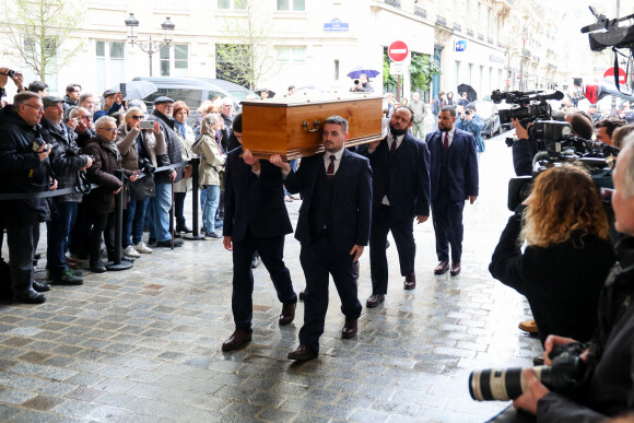 Obsèques de Frédéric Mitterrand en l'Église Saint-Thomas d'Aquin à Paris. Le 26 mars 2024. © Moreau-Jacovides / Bestimage