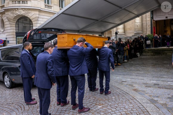 Obsèques de Frédéric Mitterrand en l'Église Saint-Thomas d'Aquin à Paris. Le 26 mars 2024. © Moreau-Jacovides / Bestimage