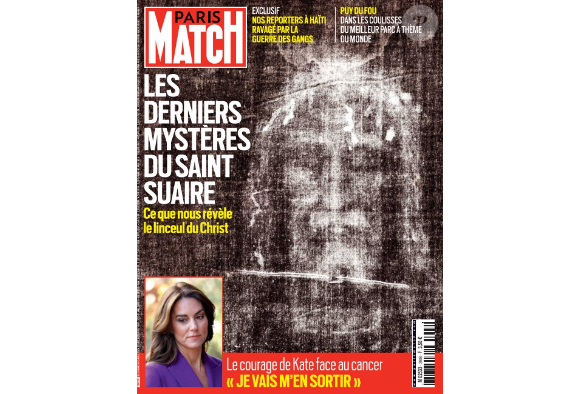 Couverture de "Paris Match" en kiosques ce jeudi 28 mars