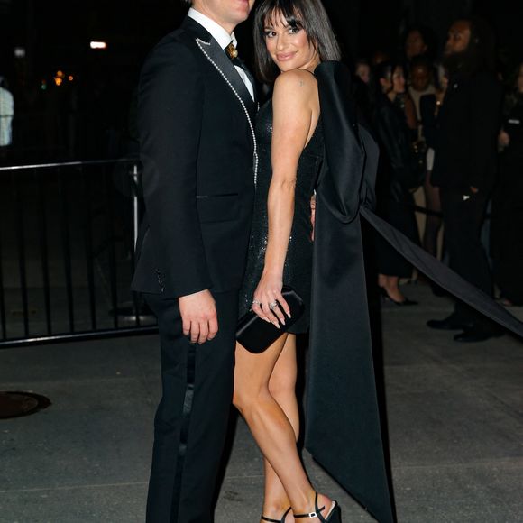 Il s'agit du deuxième enfant de Lea et Zandy, déjà parents d'un garçon prénommé Ever Leo, né en août 2020
Lea Michele et son compagnon Zandy Reich - Les célébrités à l'after-party du "MET Gala 2023" au club Zero Bond à New York, le 1er mai 2023. 