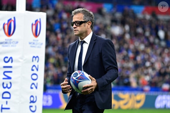 Il a assisté à un mtch de rugby du Top 14 et a été photographié dans les tribunes
Fabien Galthie ( entraineur France ) - - Coupe du Monde de Rugby France 2023 - Match de quart de finale "France-Afrique du Sud (28-29)" au Stade de France à Saint-Denis 15 octobre 2023. 